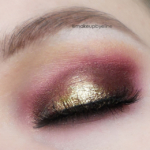Gold & purple for green eyes