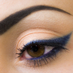 Glittery Blue Eyeliner