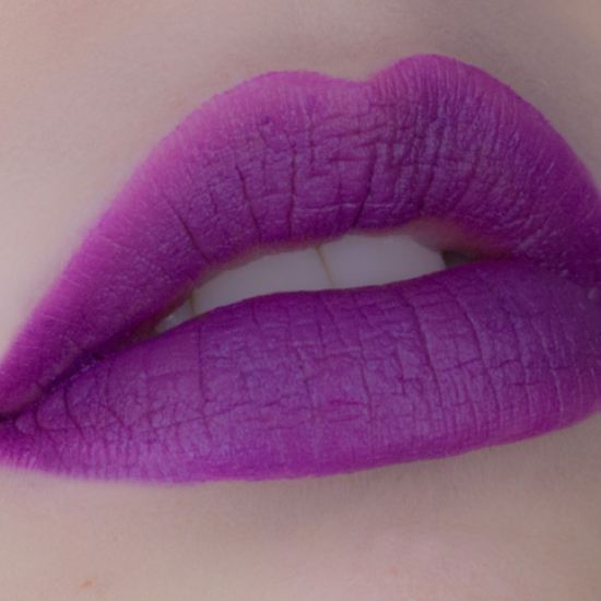 Classic Makeup & Purple Lips
