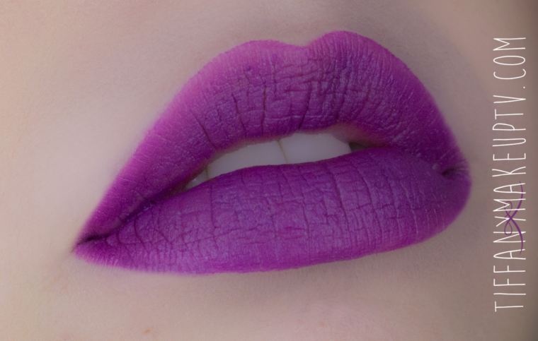 Classic Makeup & Purple Lips