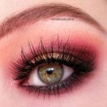 Gold & purple for green eyes