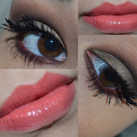 Gold and Coral