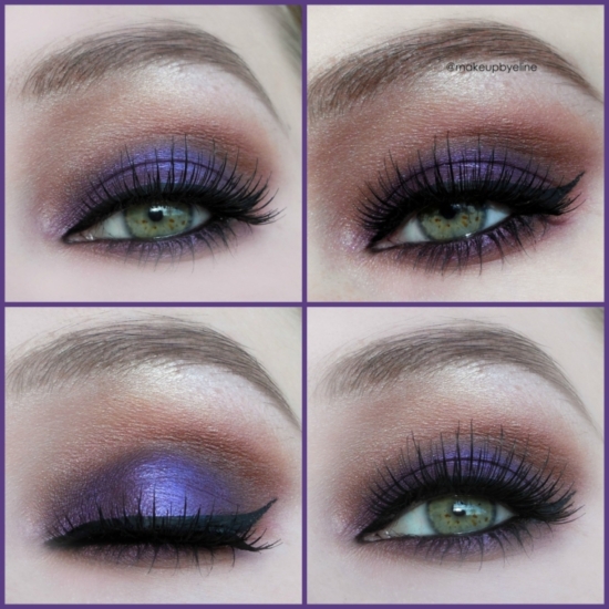 Purple/Brown Smokey Eye
