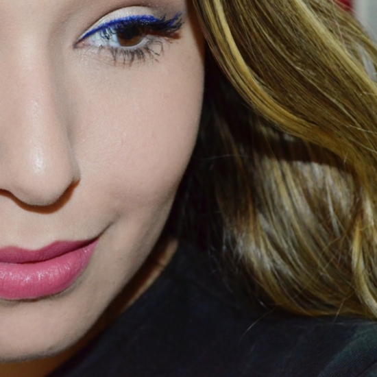 Designed Blue and Pink Lipstick