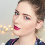 Bright Lips Valentine's Makeup Look