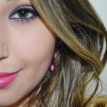Simple Eyeliner With Pink Lipstick