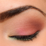Pretty Pinks with Green Eyeliner