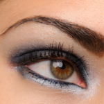Smoky Black & Silver Eye with Make Up For Ever