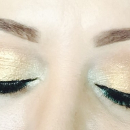 Metallics with a POP of Aqua Blue