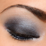 Smoky Black & Silver Eye with Make Up For Ever