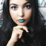 Metallic Blue Lips