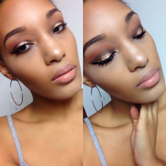 Warm Golden Halo Eye