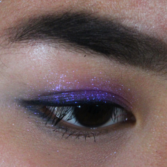 Purple glitter