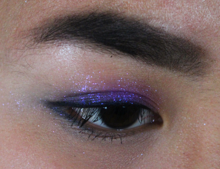 Purple glitter