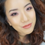 purple/peach