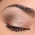 Warm, Neutral Eye with Purple Eyeliner