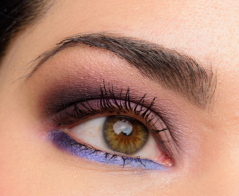 MAC Smoky Plum Eye Look