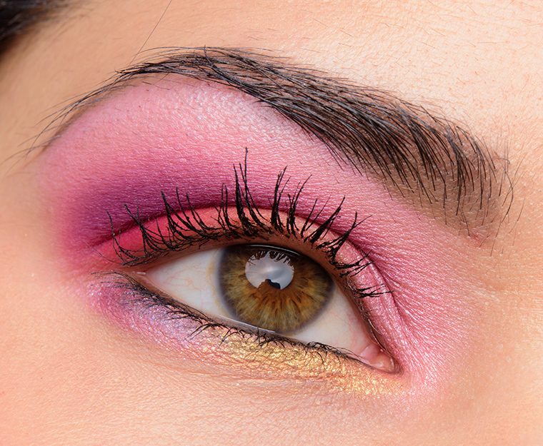 MAC Coral + Purple Look