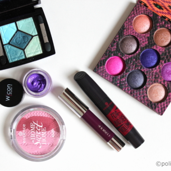 Mint and purple Eyeshadow
