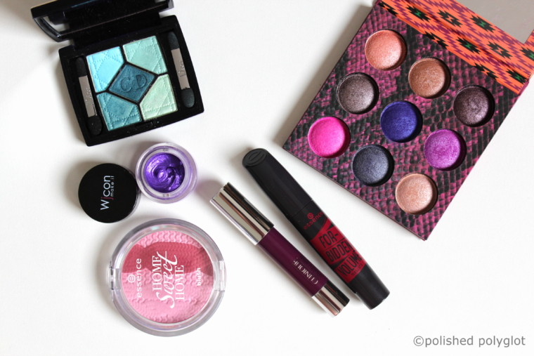 Mint and purple Eyeshadow