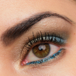 An Eye Look featuring Copper, Aqua, and Blue