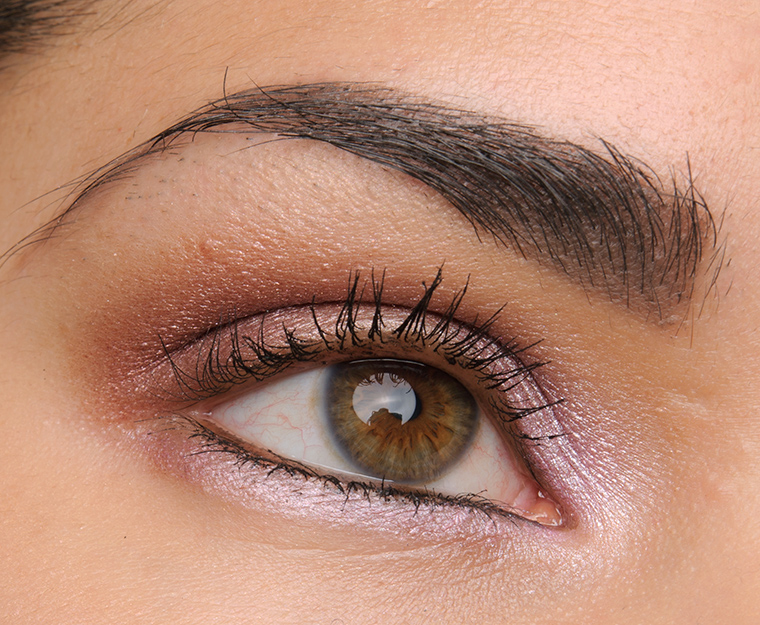 A Pink & Copper Shimmery Eye Look