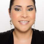 Champagne, Tarnished Gold, & Blue Glitter Eyes with Urban Decay Moondusts