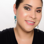 A Glittery, Galactic Look featuring Blue and Green
