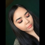 Red Brown Smokey Eye with DIY Metallic Lip