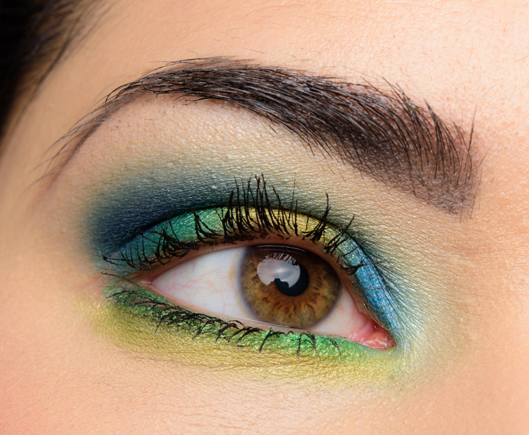 MAC Bangin' Brilliant Blue & Green Look