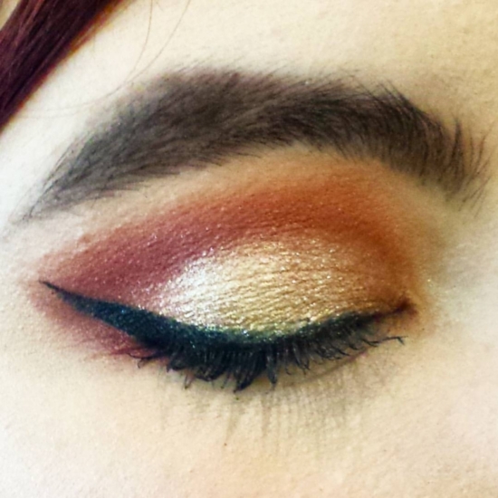 Red and gold, using ABH Modern Renaissance palette