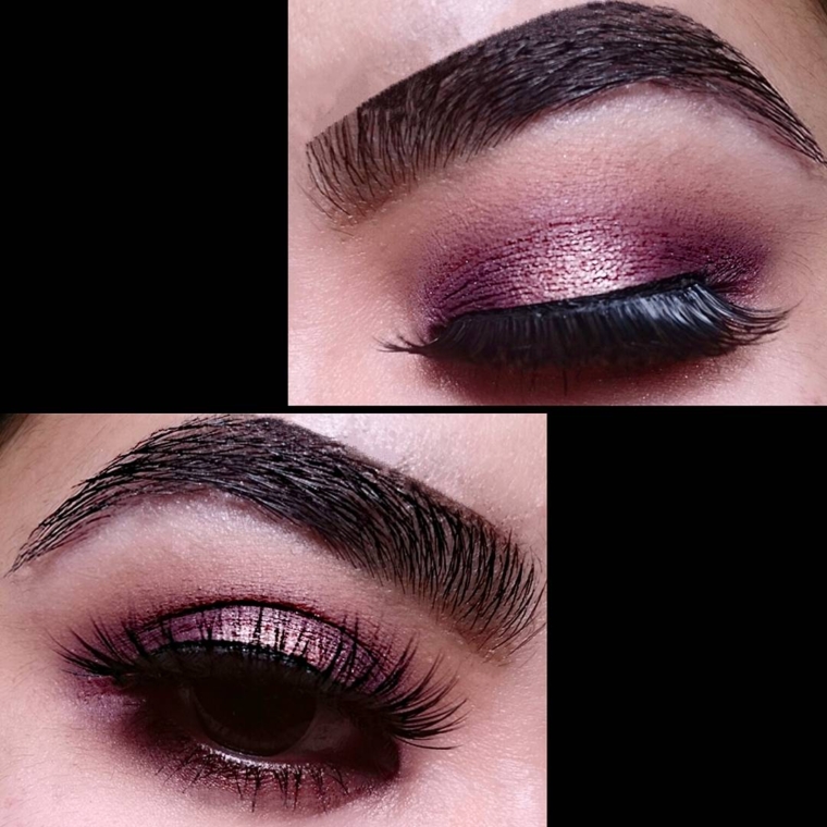 Violet and Copper Halo Eye
