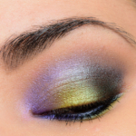 A Violet, Lime Green, & Emerald Green Eye Look