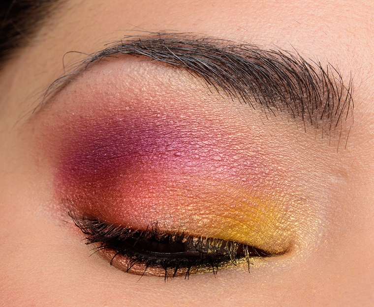 A Yellow, Orange, & Plum Eye with Urban Decay Full Spectrum