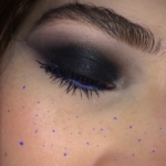 Smoky Eye + Experimental Blue Freckles