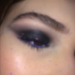 Smoky Eye + Experimental Blue Freckles