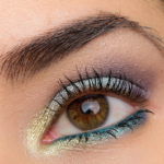 A Blue & Purple Eye with Tarte Make Believe In Yourself
