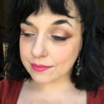 Sunset eye + Fuchsia lip