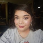 "My first time using black eye shadow correctly" EOTD