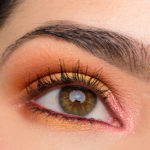 A Bright Pink, Yellow, & Copper Eye with Juvia's Place The Magic Palette