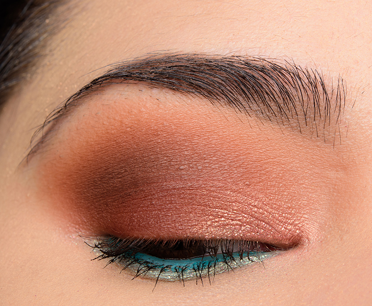 A Warm, Brown Eye & Orange Lips featuring Dose of Colors