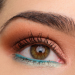 A Warm, Brown Eye & Orange Lips featuring Dose of Colors