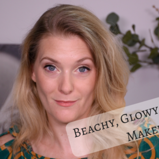Beachy, glowy, bronzed makeup