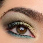 A Green & Teal Eye with Dior Emerald Palette