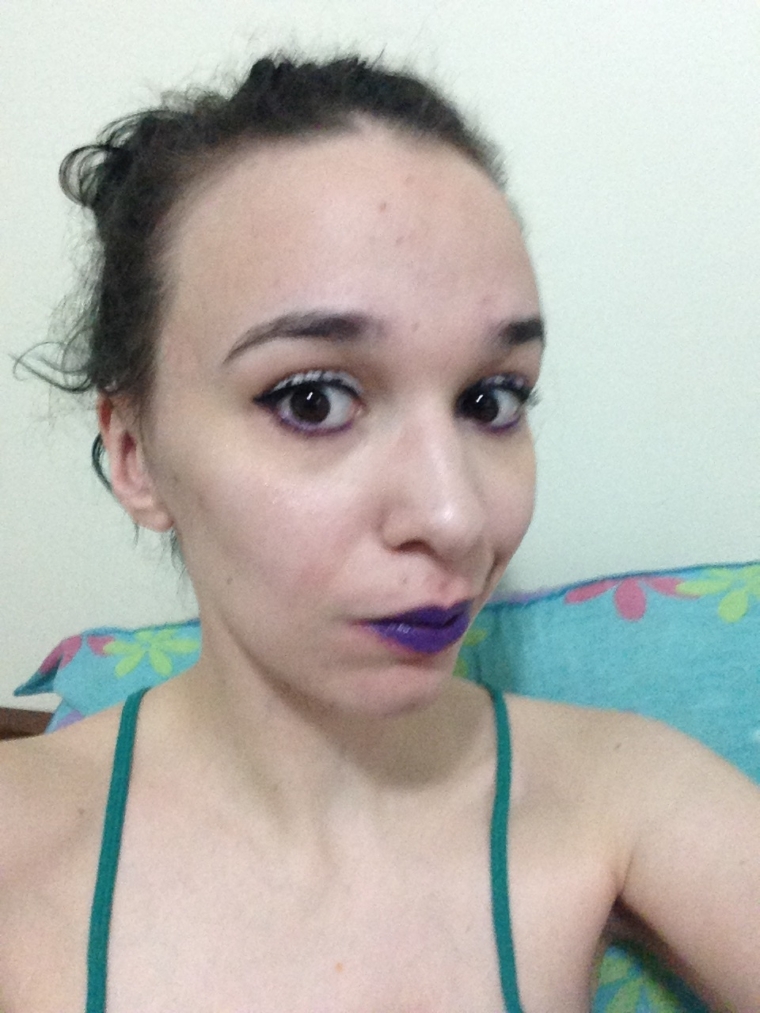 Lipstick Diaries [Halloween Edition]: Bite Beauty Purple (custom) & Lime Crime Penny