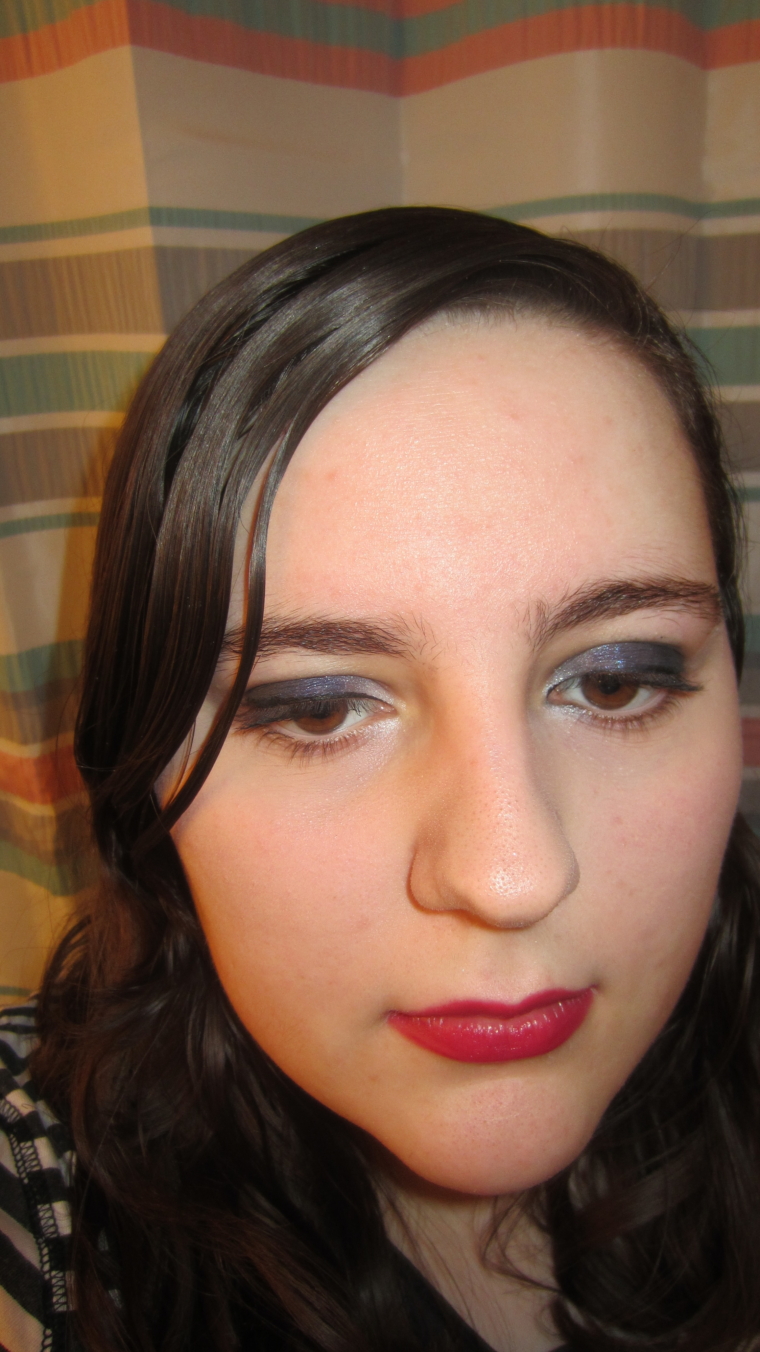 Purple & Silver Eyeshadow