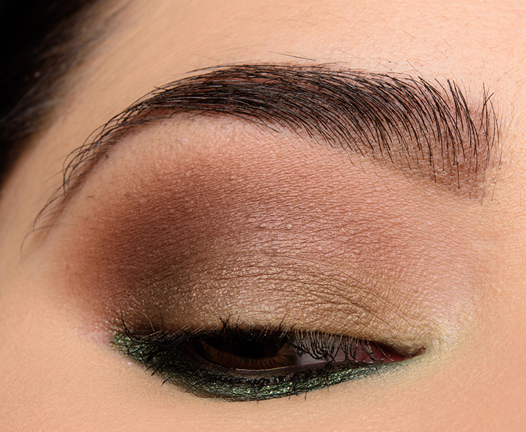 A Muted, Olive & Brown Eye with Make Up For Ever Artist Color Shadows