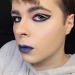Inverted eye-liner (editorial)