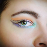 Dotted eye-liner (editorial)