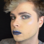 Black-White-Silver DRAMATIC Smokey Eye